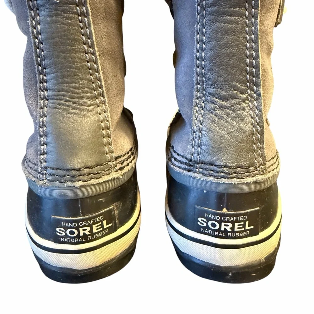 SOREL Women’s Joan of Arc Suede & Shearling Cold Weather Boots Sz 6 Waterproof